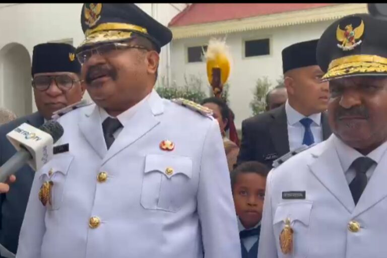 Gubernur dan Wakil Gubernur Papua Pegunungan, John Tabo dan Ones. (ist)