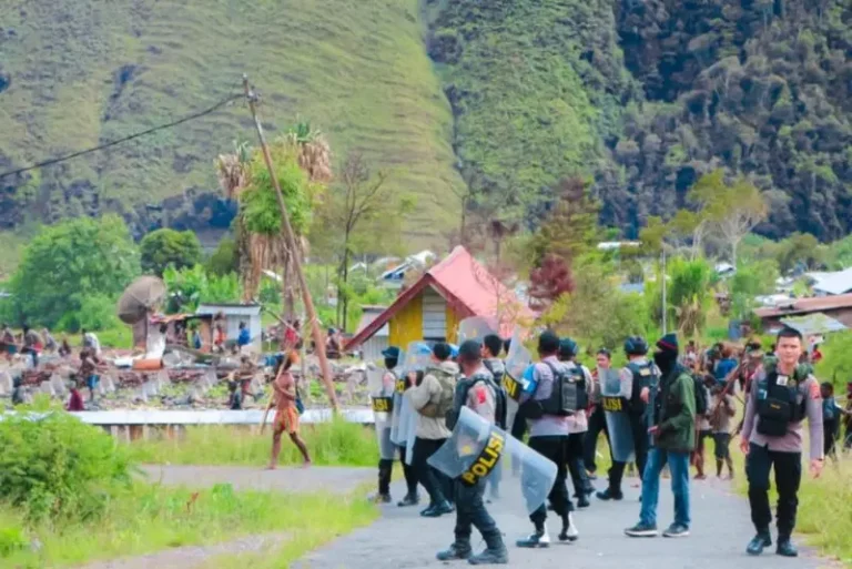 Kasus Ricuh Pilkada 2024 di Puncak Jaya. (ist)