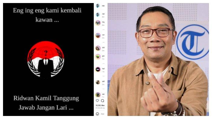 Akun Instagram Ridwan Kamil Diretas, Tuding Pihak Asing