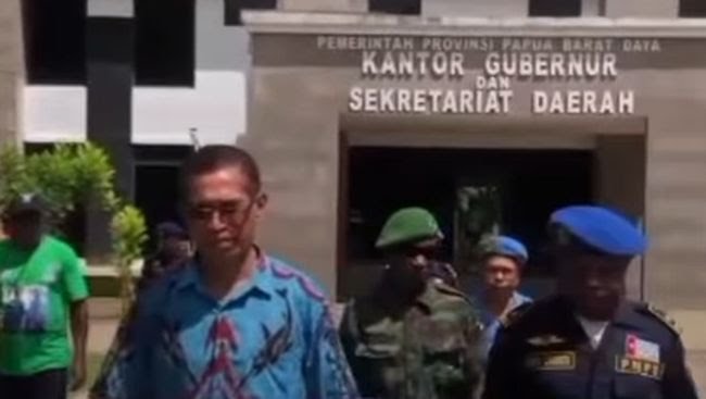 Viral di Medsos! Petinggi NRFPB Datangi Polda-Kantor Gubernur Serukan Papua Merdeka
