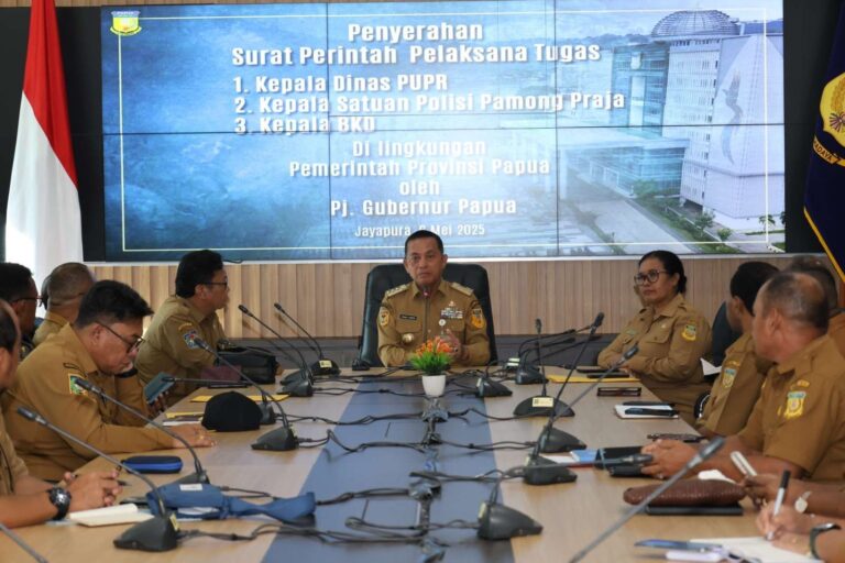 Pemprov Papua Tunjuk Tiga Jabatan Strategis Plt Baru