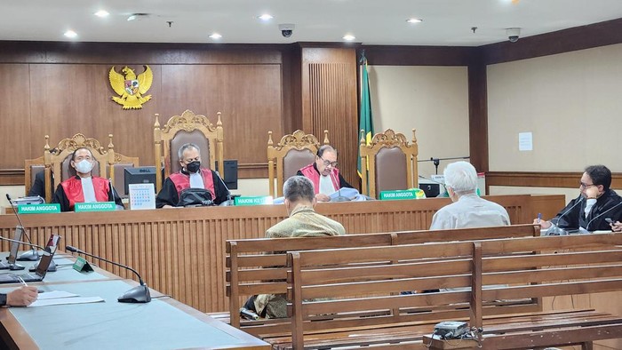Teks Foto : Sidang vonis mantan Dirjen Minerba di kasus korupsi tata kelola timah. (ist)