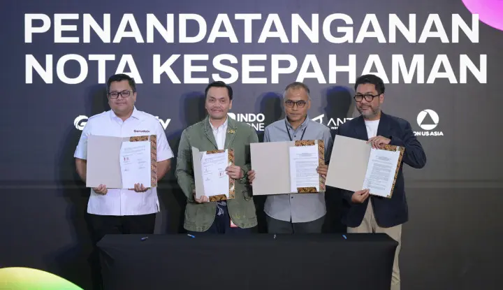 Teks Foto : 4 media berkolaborasi sajikan informasi publik berkualitas. (ist)