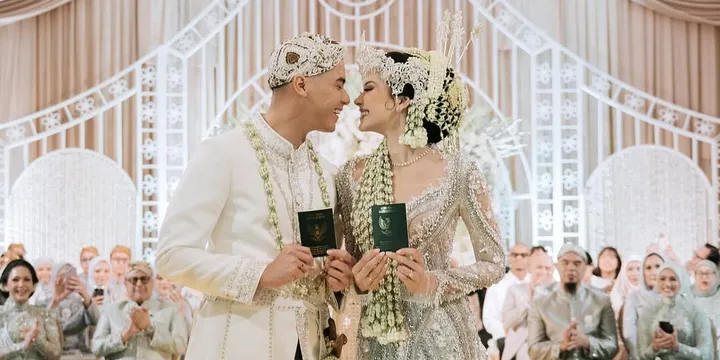 Pernikahan Al Ghazali dan Alyssa Daguise. (ist)