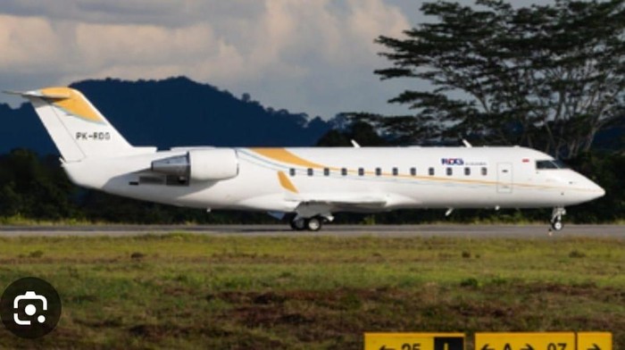 Teks Foto: Jet Pribadi Mantan Gubenur Papua. (ist)