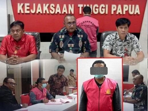Teks Foto: Kejati Papua tetapkan para tersangka baru kasus dugaan proyek Aerosport Mimika. (ist)