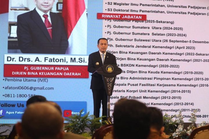 Teks Foto: Pj Gubernur Papua Fatoni. (ist)