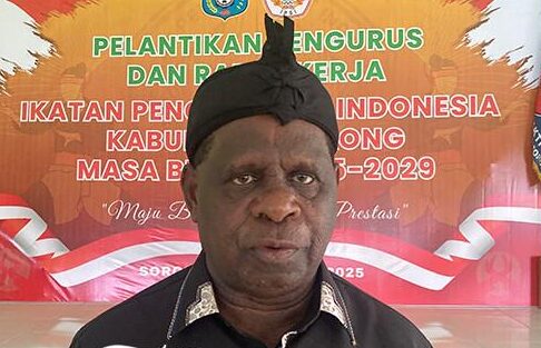 Teks Foto: Ketua Ikatan Pencak Silat Indonesia (IPSI) Papua Barat Daya, Adolof Kambuaya. (ist)