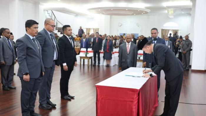 Pj Gubernur Papua Lantik 92 Pejabat. (ist)