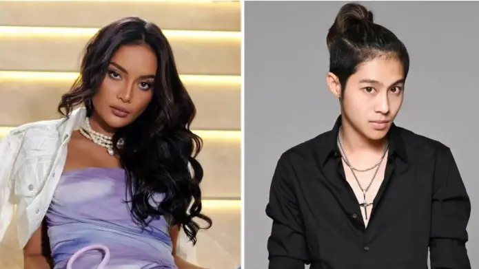 Teks Foto : Kolase Erika Carlina dan DJ Panda. (ist)