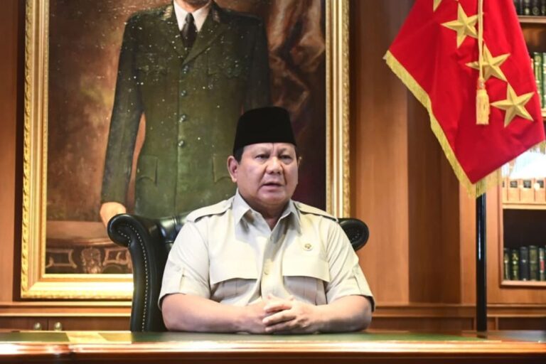 Teks Foto: Presiden Prabowo Subianto. (ist)