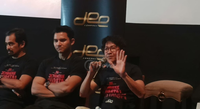 Agus Kuncoro dan Imelda Therinne, Soroti Bahaya Korupsi di Film 'Jembatan Shiratal Mustaqim'