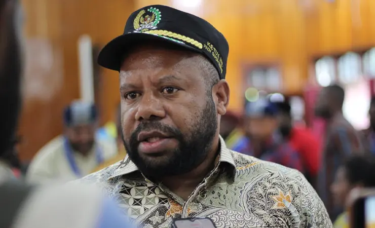 Teks Foto: Ketua DPR Papua Tengah, Delius Tabuni. (ist)