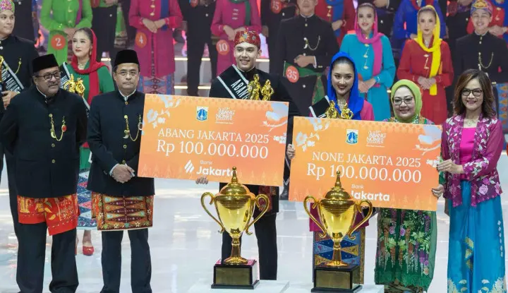 Teks Foto: Bank Jakarta Meriahkan Puncak Abang None 2025, Lestarikan Budaya Betawi. (ist)