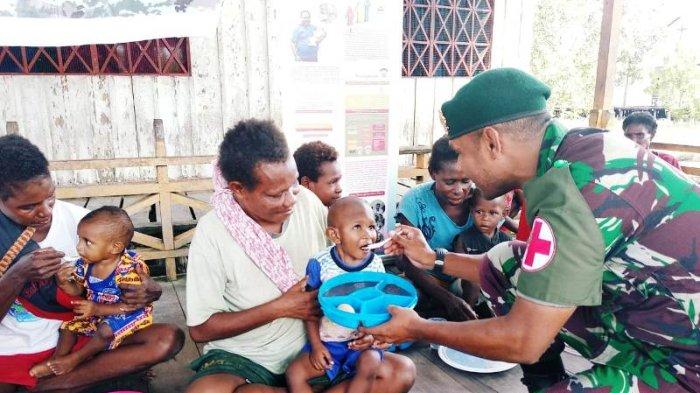 Teks Foto: Ilustrasu kasus stunting di Asmat, Papua Selatan. (ist)