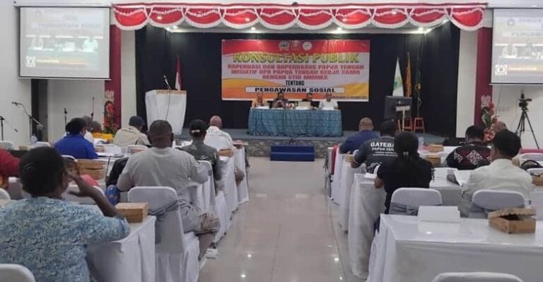 DPR Papua Tengah Gelar Konsultasi Publik. (ist)