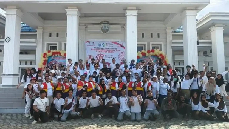 Teks Foto : Pemkab Nabire bersama KPA menggelar peringatan HAS Tahun 2025. (ist)