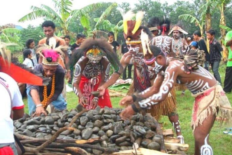 Teks Foto: Ilustrasi Bakar Batu di Papua. (ist)