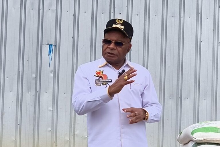 Teks Foto: Bupati Puncak Elvis Tabuni. (ist)