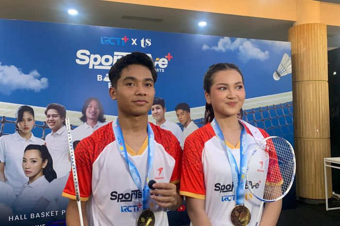 Teks Foto: Betrand Putra Onsu dan Rara Sudirman. (ist)